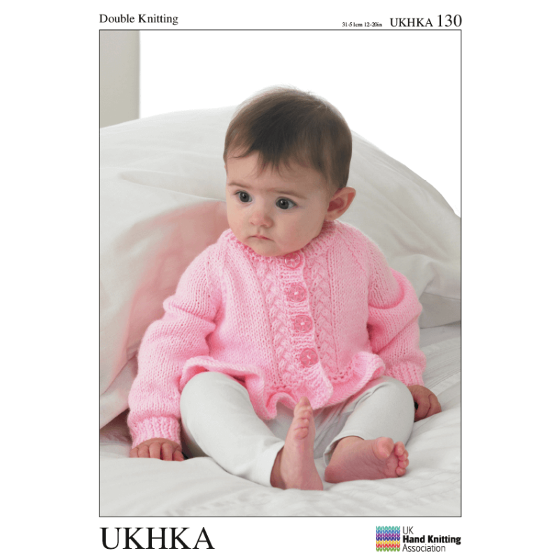 account Patent Immigration Baby Girls Frill Cardigan and Jumper Sweater Knitting Pattern UKHKA130