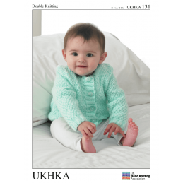 Baby Button Up Cardigans Jackets Mini Diamond Knitting Pattern UKHKA131
