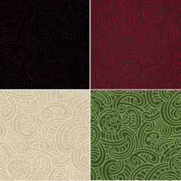 100% Cotton Patchwork Fabric Nutex Ponga Koru Abstract Pattern