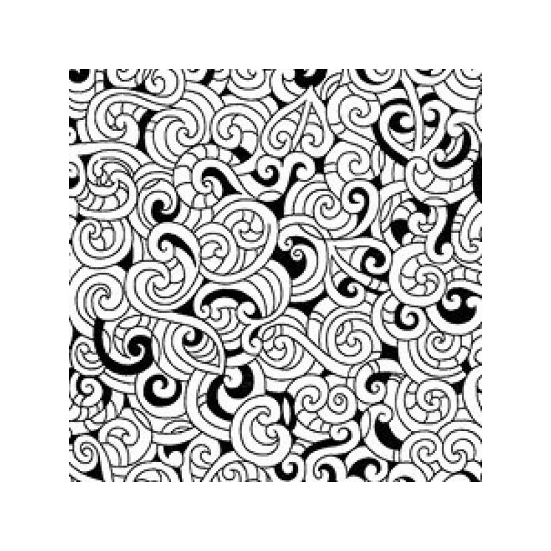 100% Cotton Patchwork Fabric Nutex Kiwiana Moko Abstract Swirls Tattoo