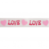Celebrate Ribbon 25mm x 3m Love Hearts Valentine Multi Colour