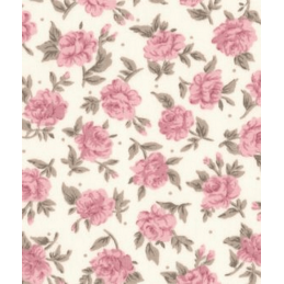 100% Cotton Poplin Fabric Rose & Hubble Deco Blossom Roses Flowers Floral Rose 