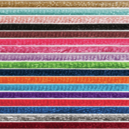 2mm x 10m Knot Cord Shiny Lace Ribbon Multi Colour Celebration