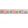 Celebrate Ribbon 15mm x 3.5m Twin Roses Love Hearts On White