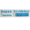 Celebrate Ribbon 25mm x 3m Satin Happy Birthday Wish