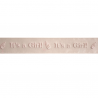 Celebrate Ribbon 25mm x 3m Its A Girl White On Baby Pink