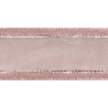 Celebrate Ribbon Satin Edge Metallic Silver Stripe Organza 15mm x 5m Craft