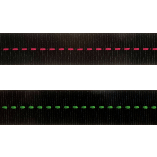 15mm x 4m Dotted Line In Centre Ribbon Grosgrain Wire Edge Celebration