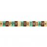 Celebrate Ribbon 15mm x 3.5m Happy Birthday Squares