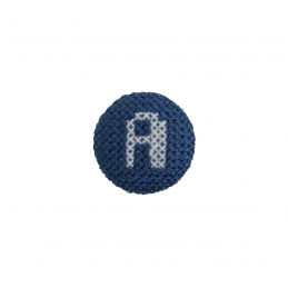 2 x Alphabet Cross Stitch 40 Lignes 25mm Craft Buttons