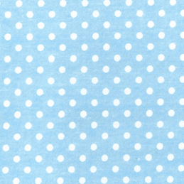 Pale Blue Polycotton Fabric Oh Sew 4mm Polka Dots Spots Spotty