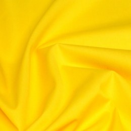 100% Plain Cotton Poplin Fabric Rose & Hubble Yellow