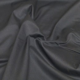100% Plain Cotton Poplin Fabric Rose & Hubble Black