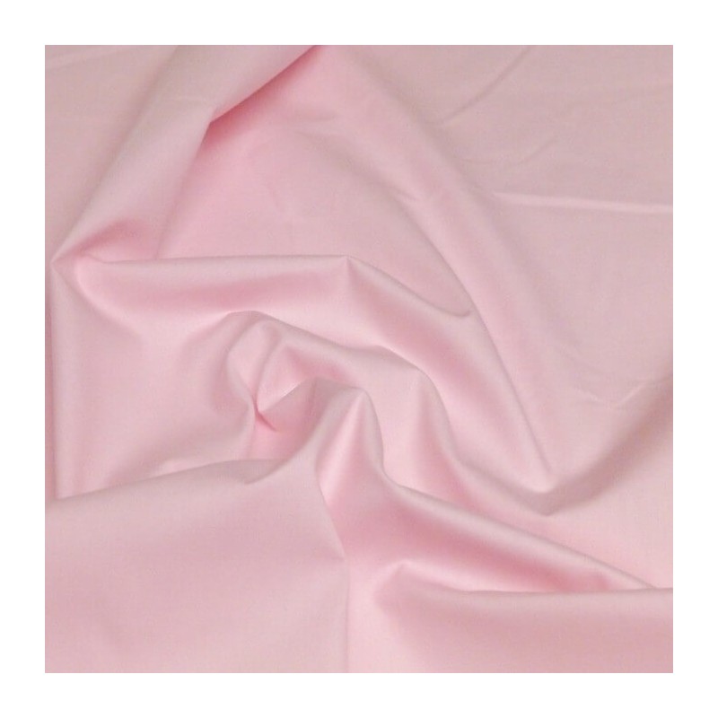 100% Plain Cotton Poplin Fabric Rose & Hubble Solid Plain Coloured