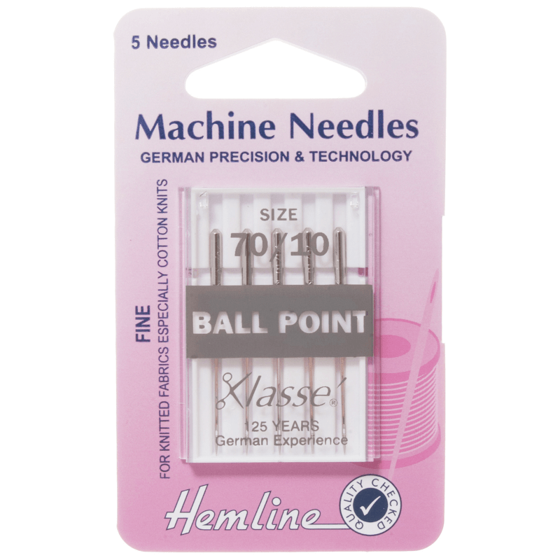 Hemline Ball Point Machine Needles Various Styles And Types