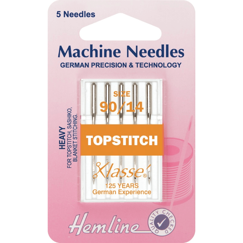 Hemline Topstitch Sewing Machine Needles Klasse