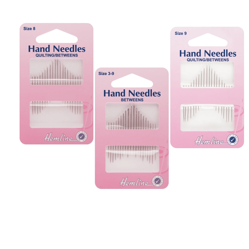 Hemline Quilting / Betweens Hand Sewing Needles In Various Sizes