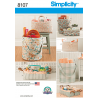Simplicity  Bucket, Basket & Tote Bag Organisers Sewing Pattern 8107