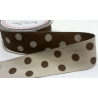 Bertie's Bows Ribbon 38mm Double Sided Two Tone Polka Dot