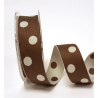 Bertie's Bows Ribbon 25mm Polka Dots Double Sided Two Tone