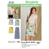 Simplicity Sewing Pattern 8133 Misses Learn To Sew Wrap Skirt