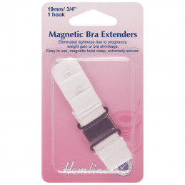  Hemline Magnetic Bra Back Extenders 19mm