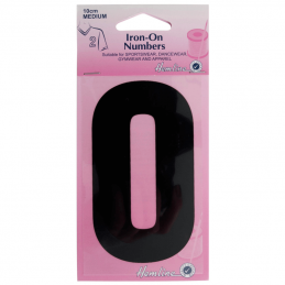 10cm, 20cm Iron On Numbers Black Or White Football Rugby Sports