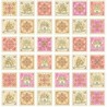 Royal Princess Castles And Flowers Panel 100% Cotton Fabric