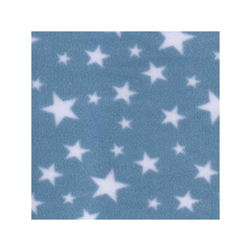Clear Night Sky Stars Soft Patterned Polar Fleece Anti Pil Fabric