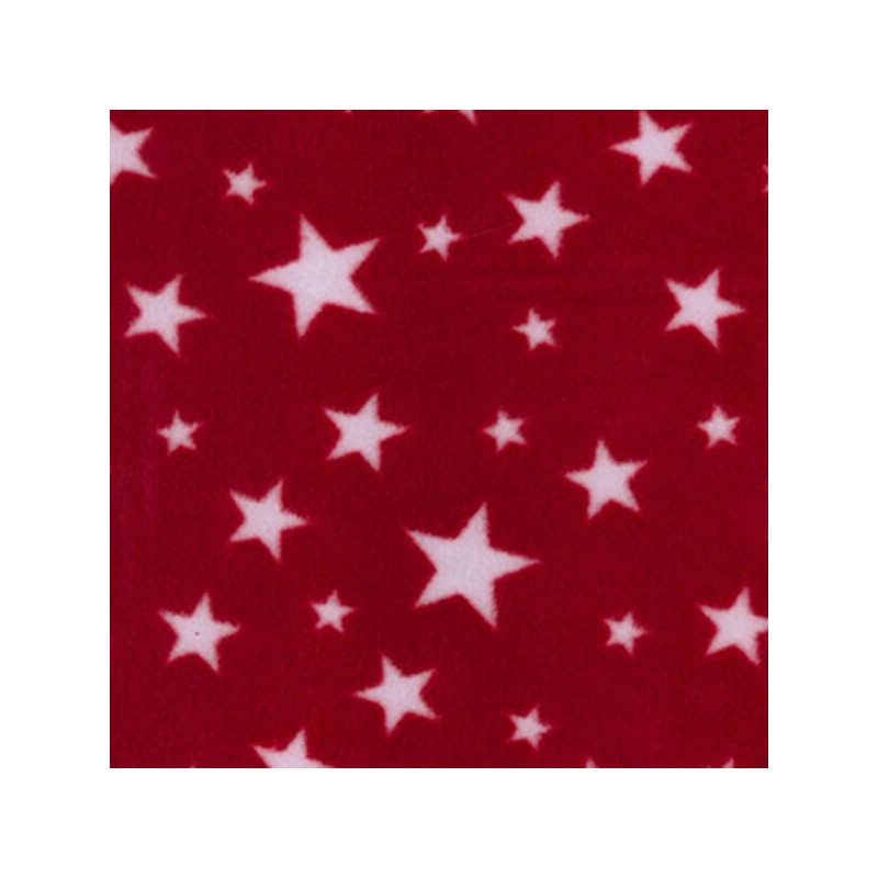 Clear Night Sky Stars Soft Patterned Polar Fleece Anti Pil Fabric