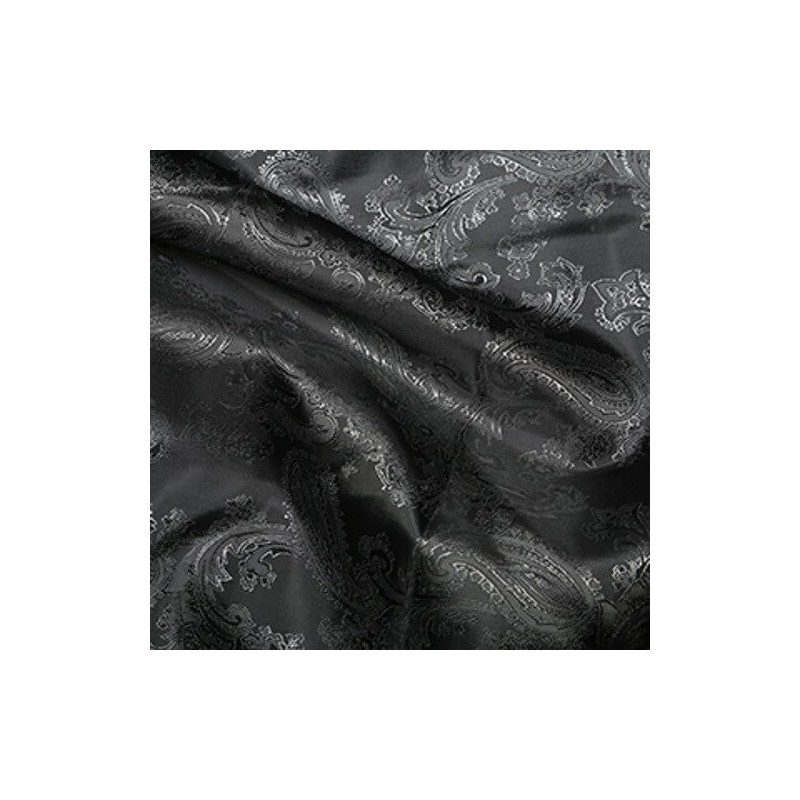 Paisley Jacquard Polyviscose Upholstery Dress Lining Fabric