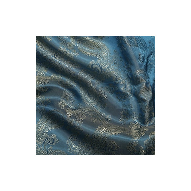 Paisley Jacquard Polyviscose Upholstery Dress Lining Fabric