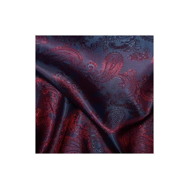 Paisley Jacquard Polyviscose Upholstery Dress Lining Fabric