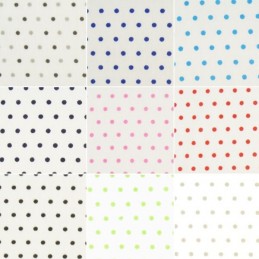 3mm Fashion Dotty Spots Polka Dots Polycotton Fabric (B)