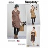 Simplicity Misses' Dottie Angel Frock: Wrap & Slip Dress Sewing Pattern 8186