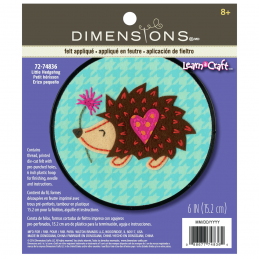Learn-a-Craft: Counted Cross Stitch Kit: Little Hedgehog