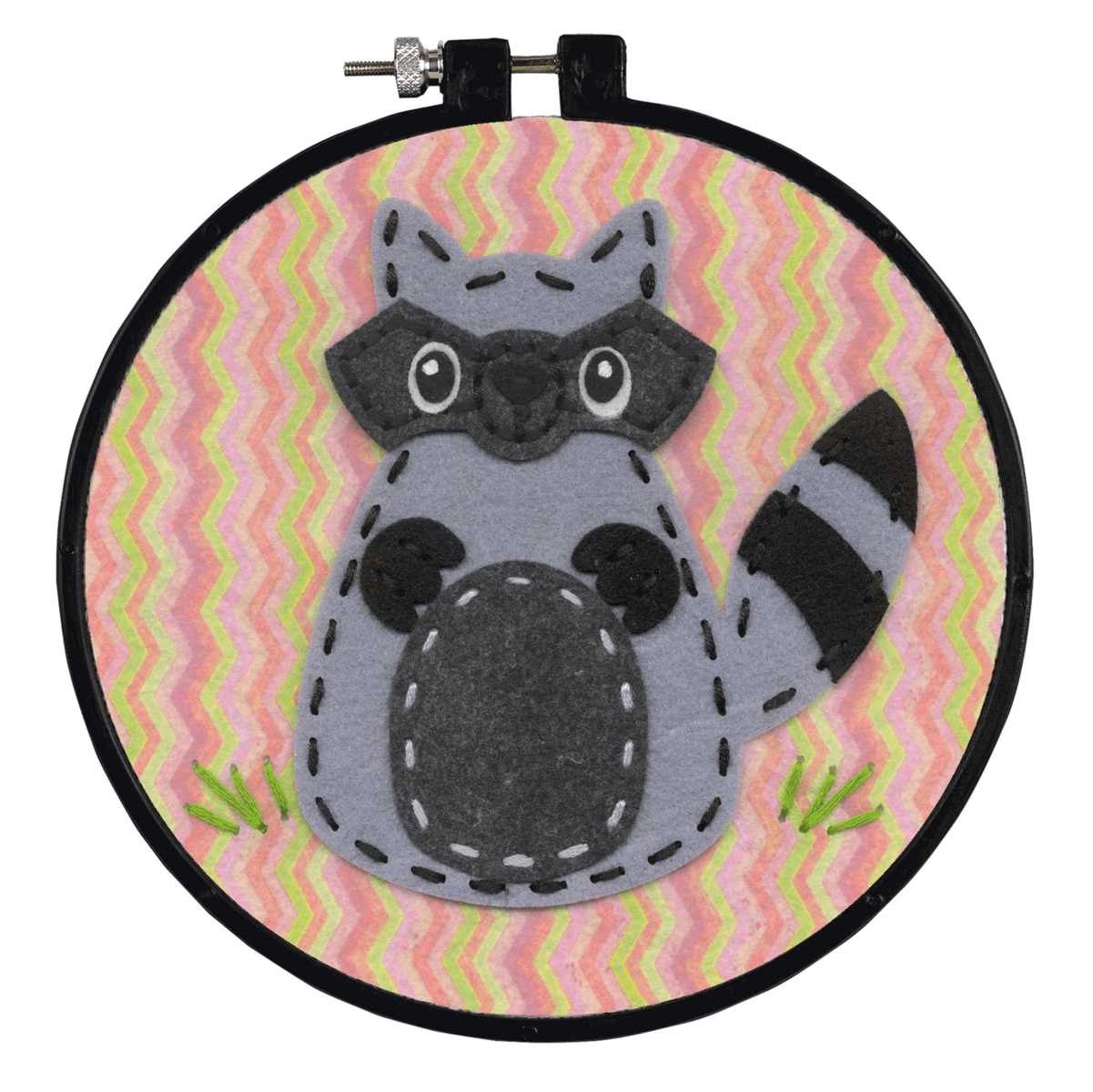 Learn-a-Craft: Counted Cross Stitch Kit: Little Raccoon