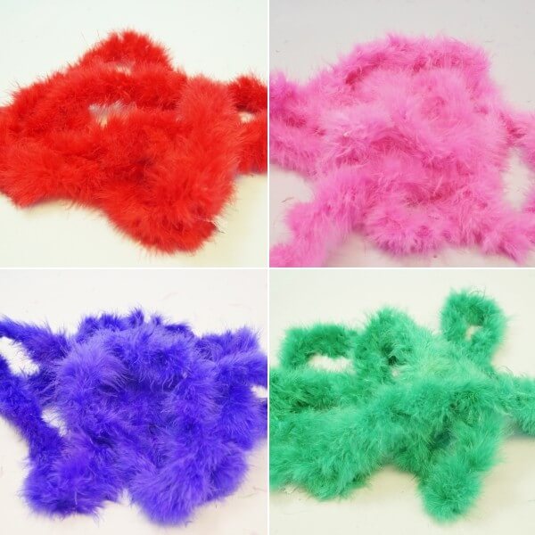 4mm Marabou Feather Trim Dress Costumes Gifts Craft Decoration Trimits