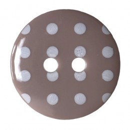 Pack of 6 Hemline Spotty Dotty Craft 2 Hole Sew Through Buttons 15mm