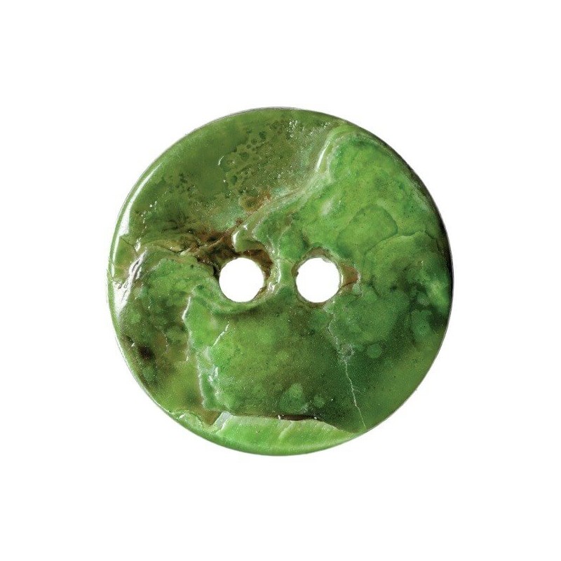 Pack of 3 Hemline Crystal Rock Effect 2 Hole Sew Through Buttons 20mm