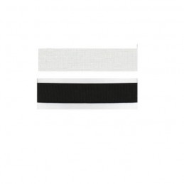  Hemline Fitright Belting 1m x 25mm In Black Or White