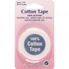 Hemline White Cotton Tape 5m In 6mm, 12mm, 20mm, 25mm Bunting