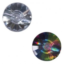 Pack of 3 Hemline Diamond Prism Style Shank Back Buttons 12.5mm