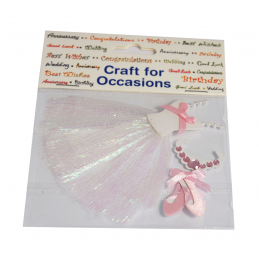 3 x Princess Ballerina Kit Craft Embellishments Cardmaking