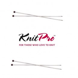 KnitPro Nova Cubics Single Pointed Knitting Pins Needles 25cm