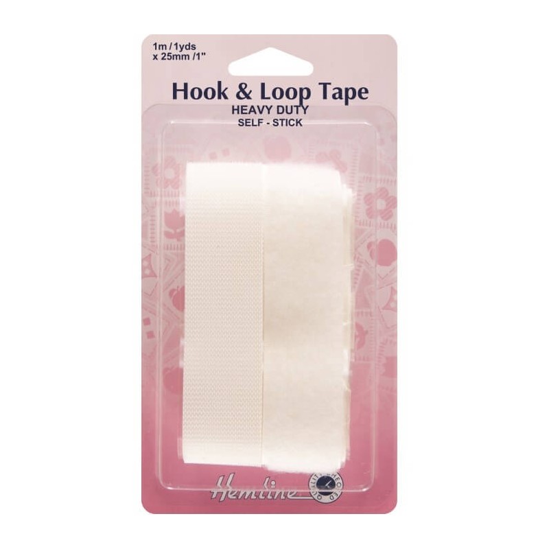 Velcro Tape 25 mm x 1 Meter Self Adhesive Super Strong Glue Velcro Tape /  Hook & Loop