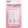 Hemline Name Tag Refill 36 Tags Labels  School Camping Sports