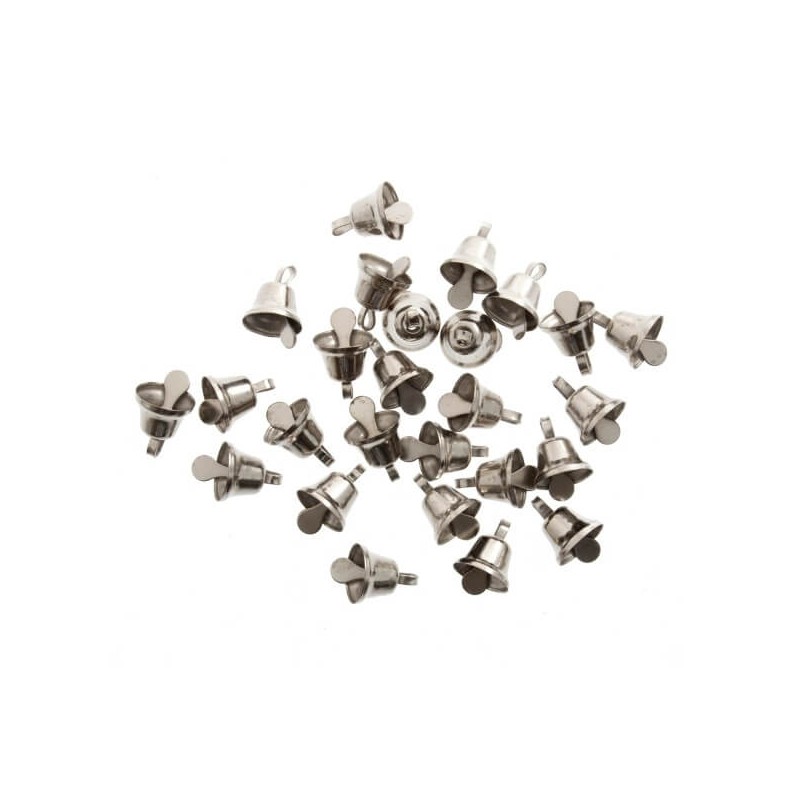 10 x 8mm, 10mm or 14mm Liberty Jingle Bells Christmas Festive