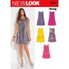 New Look Misses' A-line shift with Pocket Dress Sewing Pattern 6125