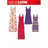 New Look Sewing Pattern 6210 Misses' Knit Tank Dress in Knee or Long Length